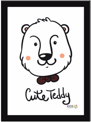 

Cute-Teddy Paper Print(11.69 inch X 8.27 inch, Framed)