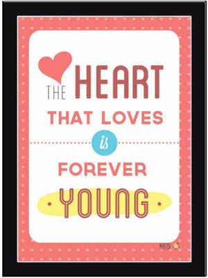 

Heart-That-Love Paper Print(11.69 inch X 8.27 inch, Framed)