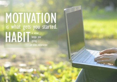 

Akhuratha motivational-habit Wall Poster Paper Print(18 inch X 12 inch, Rolled)