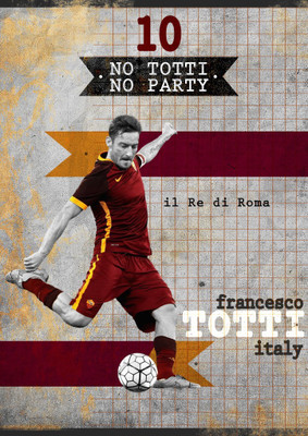 

Akhuratha rancesco-totti-tiretro Wall Poster Paper Print(18 inch X 12 inch, Rolled)