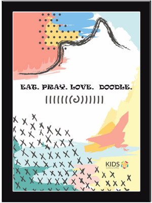 

Eat-Pray-Love-Doddle-1 Paper Print(11.69 inch X 8.27 inch, Framed)