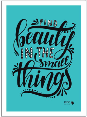 

Find-Beauty-In Paper Print(11.69 inch X 8.27 inch, Framed)