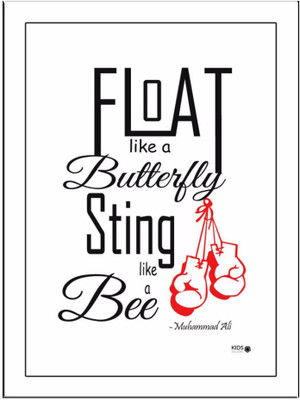 

Float-Like-A-Butterfly-Red Paper Print(11.69 inch X 8.27 inch, Framed)