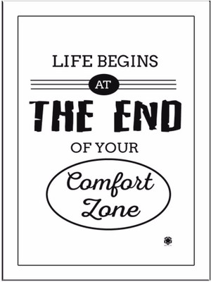 

Life-Begins-At-The-02 Paper Print(11.69 inch X 8.27 inch, Framed)