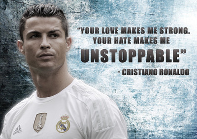 

Akhuratha unstoppable-cristiano-ronaldo Wall Poster Paper Print(18 inch X 12 inch, Rolled)