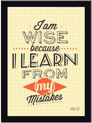 

I-Am-Wise Paper Print(11.69 inch X 8.27 inch, Framed)