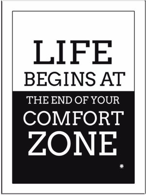 

Life-Begins-At-The-01 Paper Print(11.69 inch X 8.27 inch, Framed)