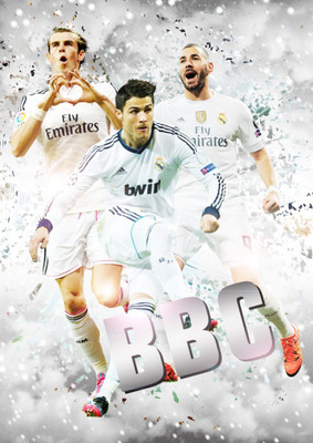 

Akhuratha bale-benzema-cristiano-ronaldo Wall Poster Paper Print(18 inch X 12 inch, Rolled)