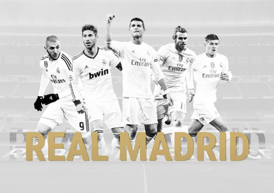 

Akhuratha real-madrid Wall Poster Paper Print(18 inch X 12 inch, Rolled)