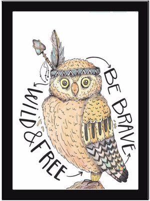 

Be-Brave Paper Print(11.69 inch X 8.27 inch, Framed)