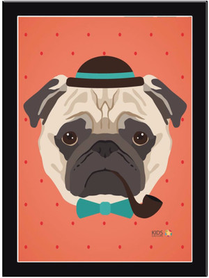 

Dog-Face-Retro Paper Print(11.69 inch X 8.27 inch, Framed)