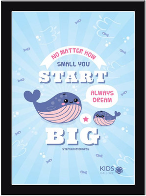 

No-Matter-How Paper Print(11.69 inch X 8.27 inch, Framed)