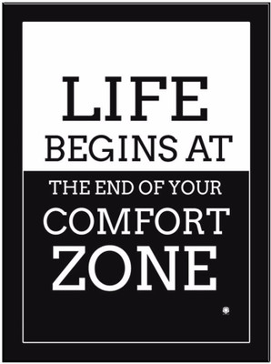 

Life-Begins-At-The-01 Paper Print(11.69 inch X 8.27 inch, Framed)