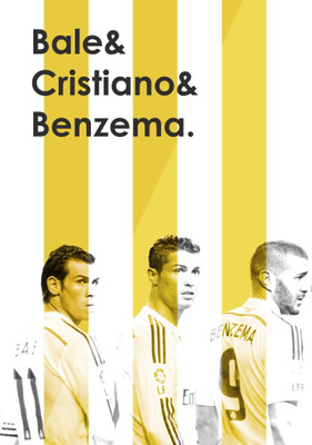 

Akhuratha bale-benzema-cristiano-ronaldo Wall Poster Paper Print(18 inch X 12 inch, Rolled)