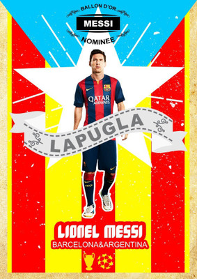 

Akhuratha lionel-messi-la-pulga-star Wall Poster Paper Print(18 inch X 12 inch, Rolled)
