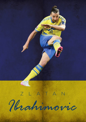 

Akhuratha zlatan-ibrahimovic Wall Poster Paper Print(18 inch X 12 inch, Rolled)
