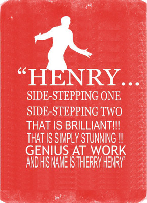 

Akhuratha thierry-henry-on-a-run Wall Poster Paper Print(18 inch X 12 inch, Rolled)