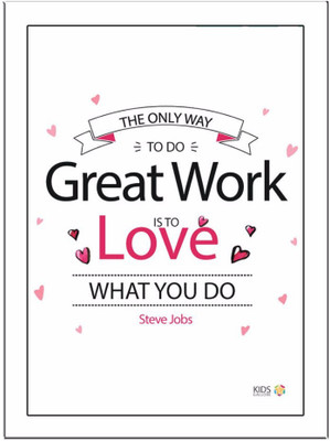 

Great-Work-Love Paper Print(11.69 inch X 8.27 inch, Framed)