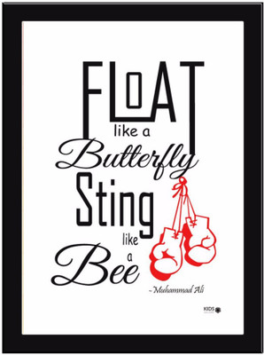 

Float-Like-A-Butterfly-Red Paper Print(11.69 inch X 8.27 inch, Framed)