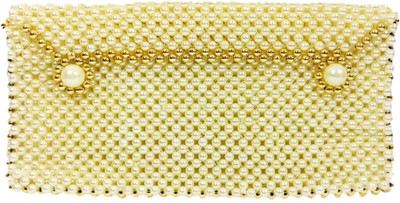 

Addyz Ethnic Wedding Marriage Party Pearls Potli Bag Mobile & Coin Cover Keeps Mobile Phone of 5.5inch Upto Mobile Pouch(Beige)