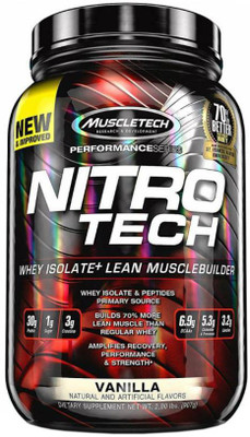 

Muscletech Performance Series Nitrotech Whey Protein(907 g, Vanilla)