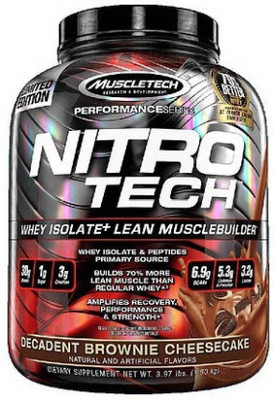 

Muscletech Nitrotech Performance Series Whey Protein(1.8 kg, Decadent Brownie Cheesecake)