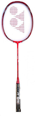 

Yonex Voltric 20 DG Red Strung Badminton Racquet(G4 - 3.25 Inches, 89 g)