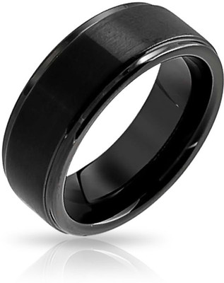 Bling Jewelry Tungsten Ring, Black