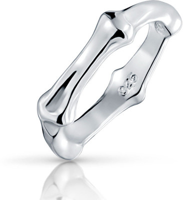 

Bling Jewelry Sterling Silver Sterling Silver Plated Ring, Grey