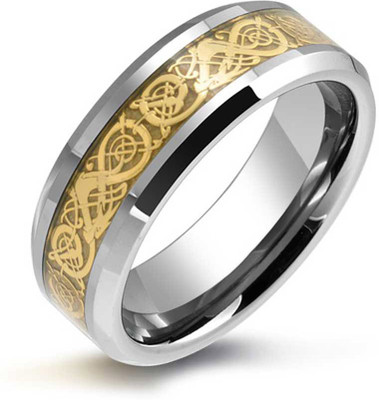 

Bling Jewelry Tungsten Gold-plated Plated Ring, Yellow