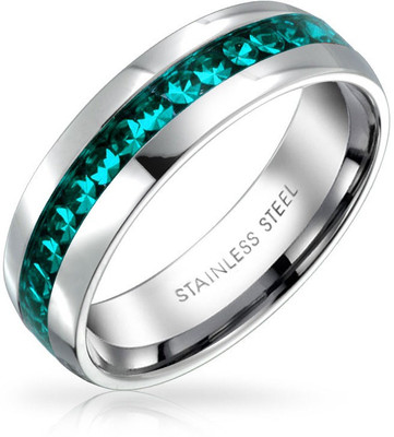 

Bling Jewelry Silver Aquamarine Ring, Blue