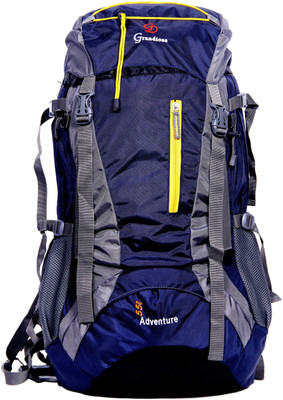

GRANDIOSE 55L Navy Blue Travelling Hiking Trekking Camping Rucksack Bags (GTB655001NB) Rucksack - 55 L(Blue)