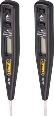 

Stanley Digital Voltage tester with Lcd Display pack of 2 Hand Tool Kit(2 Tools)