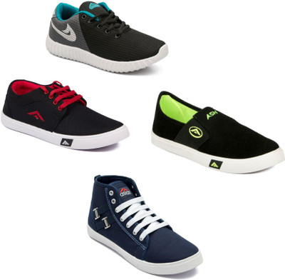 

Asian Men's Combo pack of 4 Casuals For Men(Multicolor