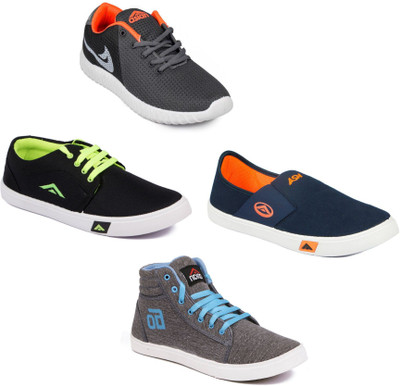 

Asian Men's Combo pack of 4 Casuals For Men(Multicolor