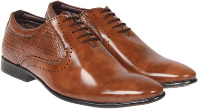 

XE Looks Stylish Party Wear Oxford For Men(Brown, Tan