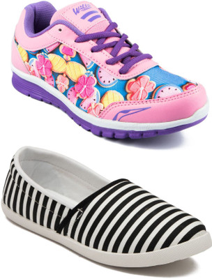 

Asian Women's Combo Pack of 2 casual shoes Casuals For Women(Multicolor