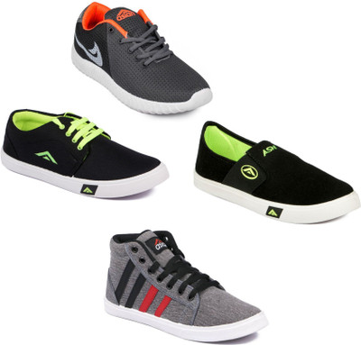 

Asian Men's Combo pack of 4 Casuals For Men(Multicolor