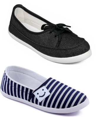 

Asian Women's Combo Pack of 2 casual shoes Casuals For Women(Multicolor