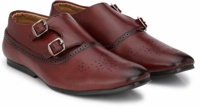 

Prolific Monk Strap For Men(Brown