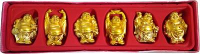 

Riddhi Siddhi Decorative Showpiece - 7 cm(Terracotta, Gold)