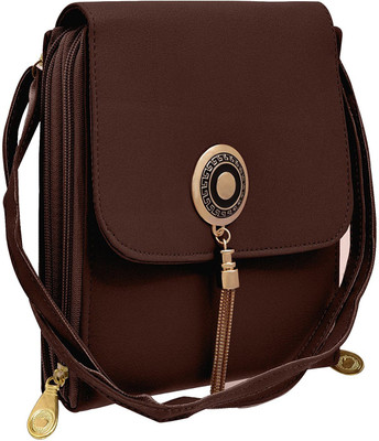 

Anamika Bags Girls Casual Brown Flex Sling Bag