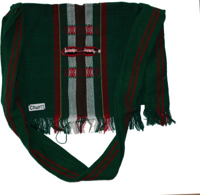 

churo Men & Women Casual Green Cotton, Wool Inex Sling Bag