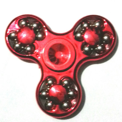 NEW SPINNER PVC Metal 18 Gear Ball Brown Fidget Spinner Toys(Brown)
