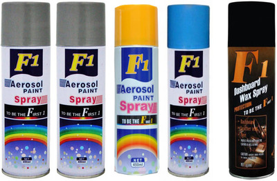

F1 MULTICOLOR Spray Paint 450 ml(Pack of 5)
