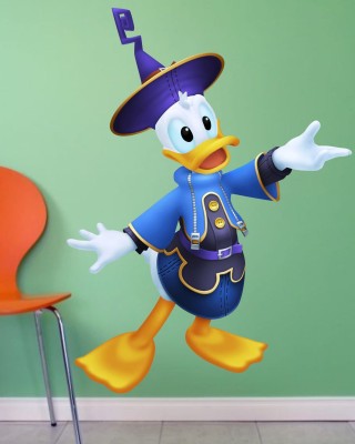 RNG 80 cm Donald Duck (disney cartoons) 3d wall stickers in hd quality Self Adhesive Sticker(Pack of 1)