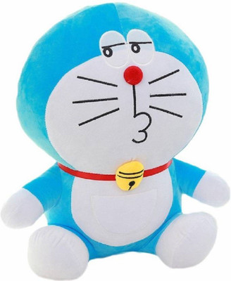 Bhavya Initiation Doraemon Sitting - Naughty, Blue/White 24 inch - 24 inch(Blue)