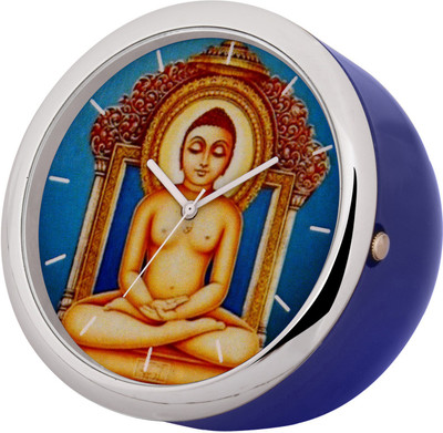 Evelyn Analog Blue Clock
