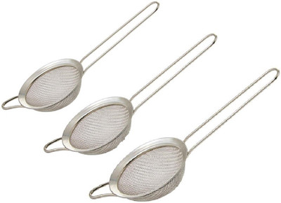 

HPK 3 strainer with long handle Tea Strainer(Pack of 3)