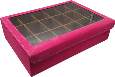 

Essart BN-006-Pink::Brown Makekup and Jewellery Vanity Box(Pink)
